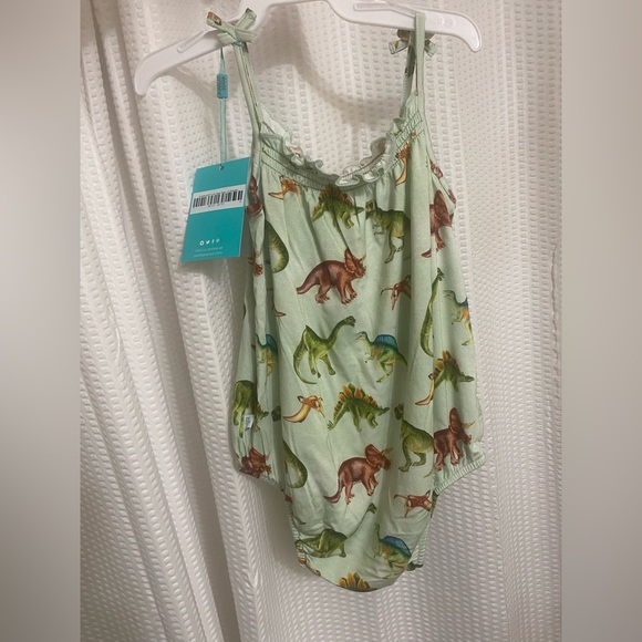 Posh Peanut Girls Dinosaur Bubble Romper 🦖🦕 - Picture 2 of 5